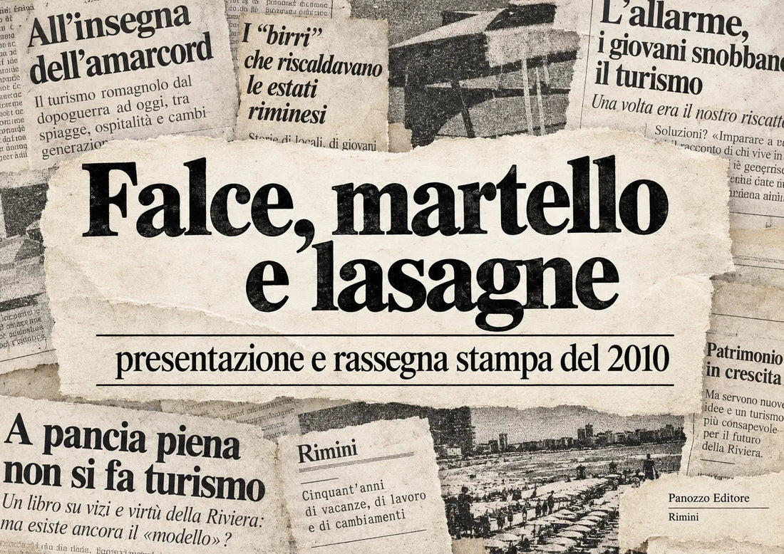 Rassegna stampa del 2010 su Falce, martello e lasagne: articoli del Corriere Romagna, della Voce di Romagna e del Resto del Carlino