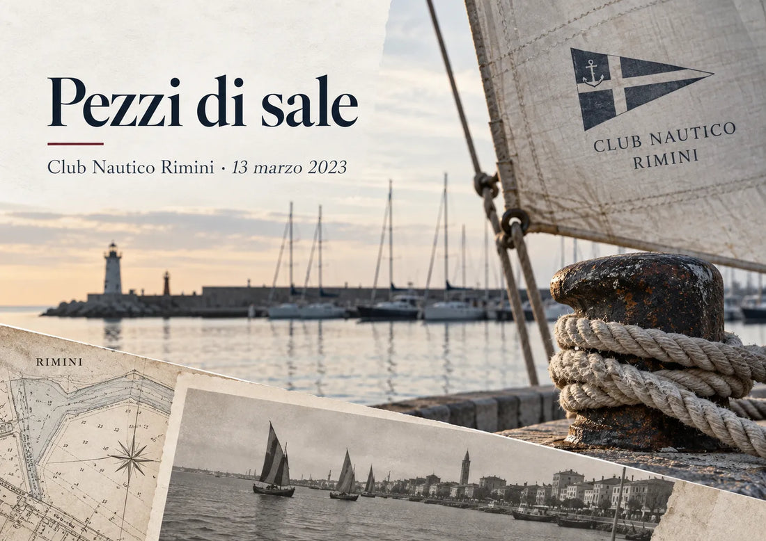 Pezzi di sale di Pietro Palloni al Club Nautico Rimini, presentazione del 13 marzo 2023