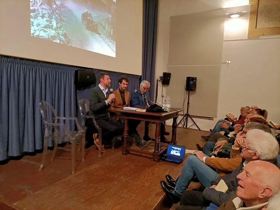 Presentazione di La corsa più bella del mondo alla Biblioteca Gambalunga di Rimini nel 2023