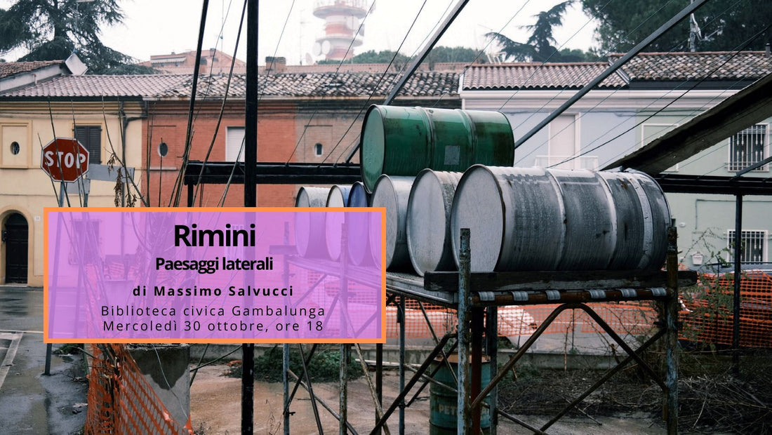 Massimo Salvucci presenta Rimini. Paesaggi laterali a Libri da queste parti 2024 alla Cineteca di Rimini