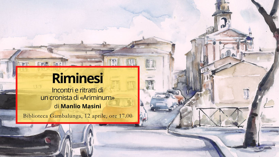 Manlio Masini presenta Riminesi a Libri da queste parti 2025 alla Cineteca della Biblioteca Gambalunga di Rimini