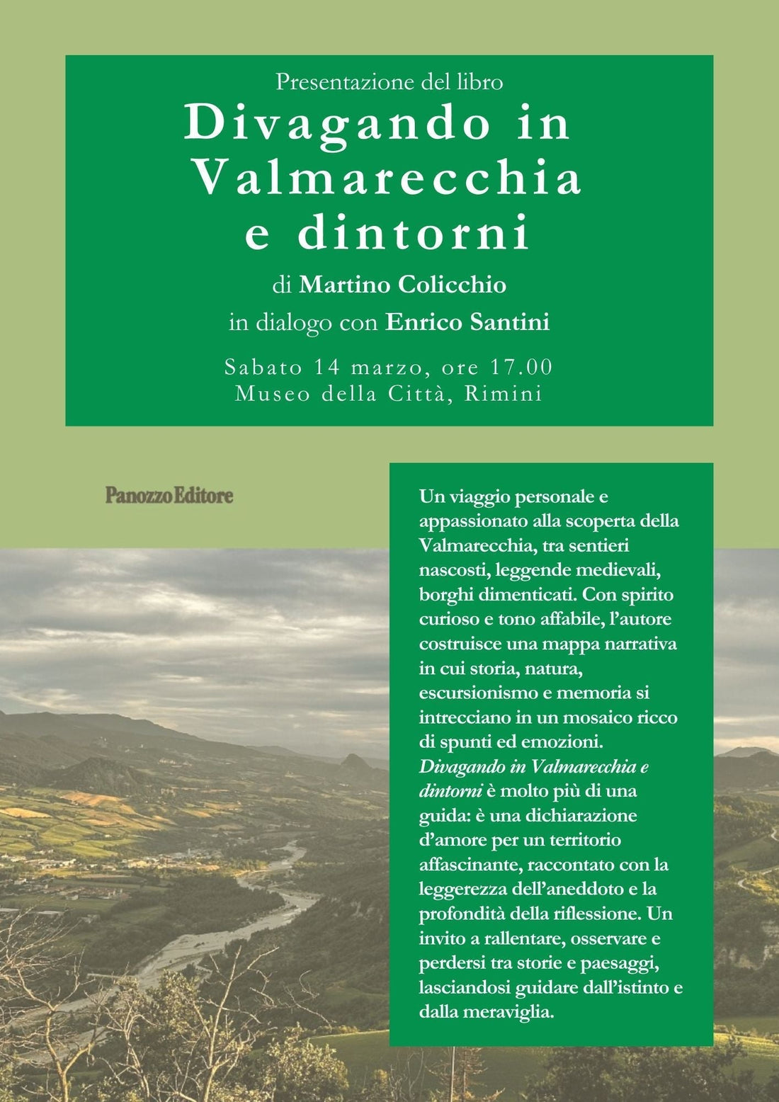 Presentazione del libro "Divagando in Valmarecchia e dintorni"