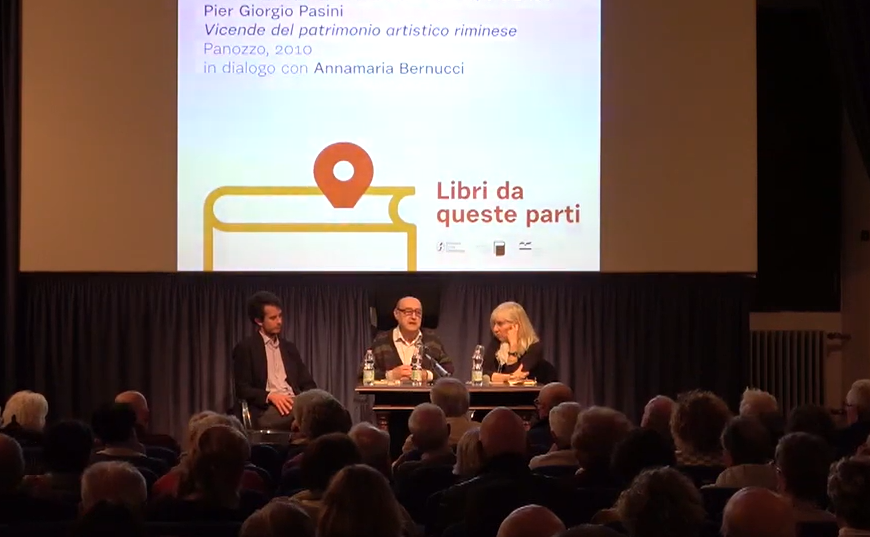 Pier Giorgio Pasini presenta Vicende del patrimonio artistico riminese alla Biblioteca Gambalunga nel 2023