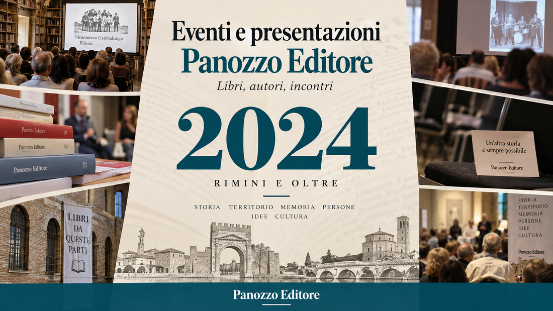 Eventi e presentazioni Panozzo Editore nel 2024 tra Rimini e altre città italiane