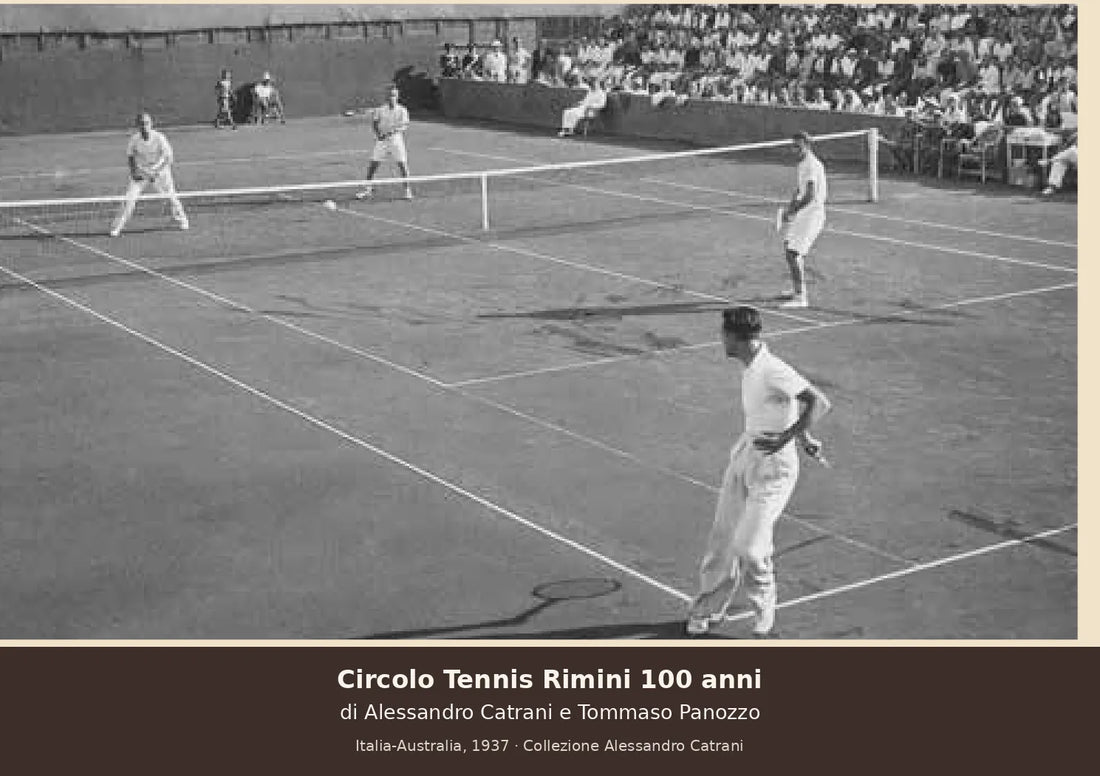 Incontro Italia-Australia al Circolo Tennis Rimini nel 1937