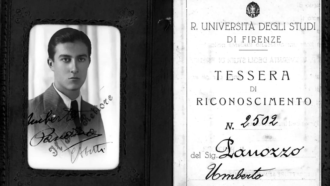 Tessera universitaria di Umberto Panozzo all’Università di Firenze nel 1936
