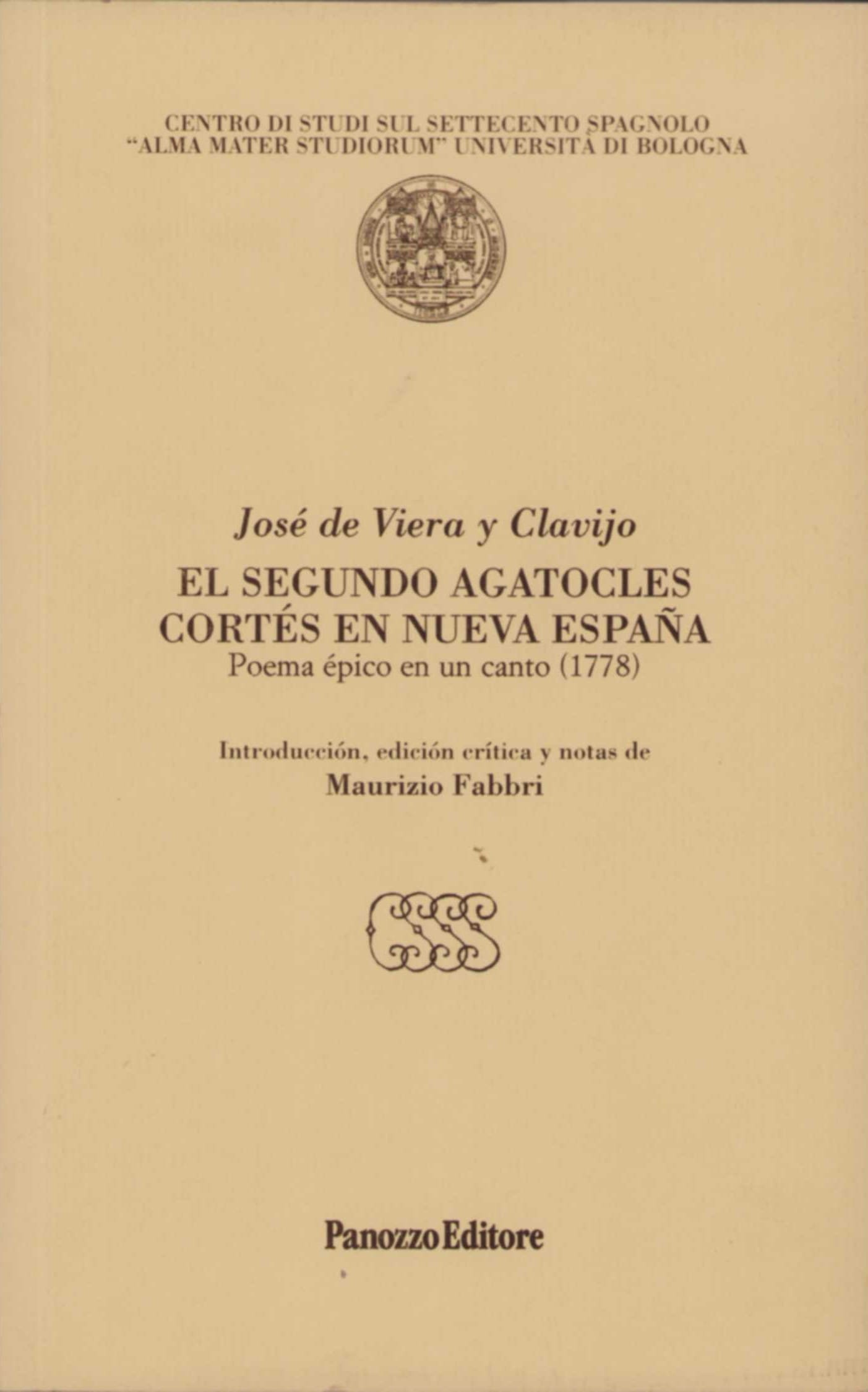 El segundo Agatocles | Poema epico su Hernán Cortés (1778)