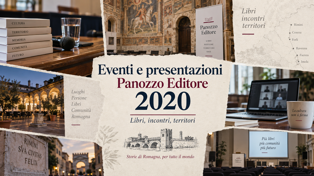 Eventi e presentazioni dei libri Panozzo Editore nel 2020