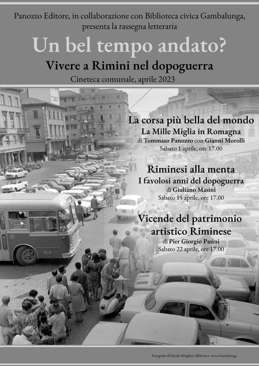 Un bel tempo andato, rassegna Panozzo Editore sulla Rimini del dopoguerra alla Biblioteca Gambalunga nel 2023