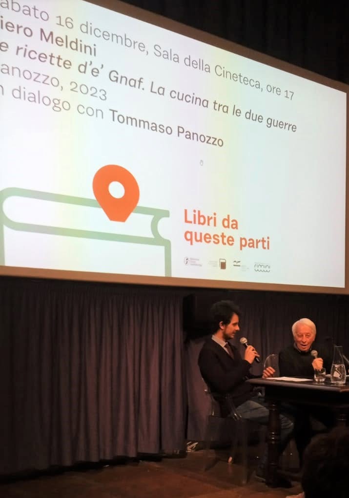 Le ricette d’e’ Gnaf di Piero Meldini a Libri da queste parti 2023