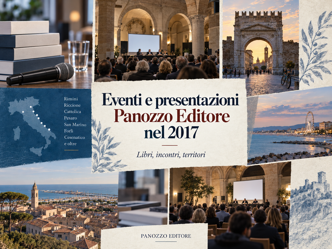 Eventi e presentazioni Panozzo Editore nel 2017 tra Rimini, Romagna, Pesaro e San Marino
