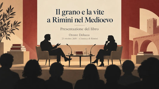 Oreste Delucca alla Cineteca di Rimini il 23 ottobre 2026 per Il grano e la vite a Rimini nel Medioevo