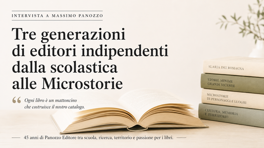 Intervista a Massimo Panozzo sui 45 anni di Panozzo Editore e sulle tre generazioni di editori indipendenti
