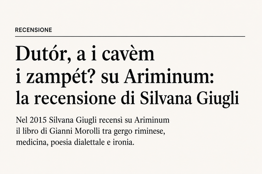 Recensione di Silvana Giugli su Ariminum al libro di Gianni Morolli