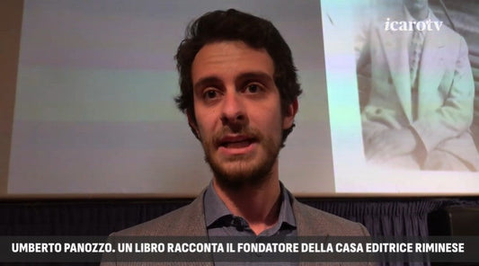 Tommaso Panozzo intervistato da Icaro TV prima della presentazione di La mia vita di Umberto Panozzo