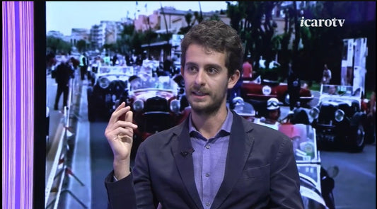 Tommaso Panozzo intervistato da Maurizio Ceccarini a IcaroTeche Talk sulla Mille Miglia