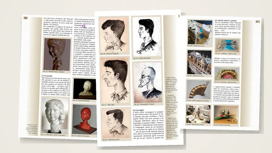 Pagine di Marin©azzeggi con sculture, ritratti e progetti di Marino Bonizzato