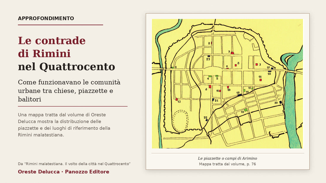 Mappa delle contrade di Rimini nel Quattrocento