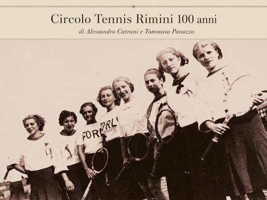 Torneo femminile al Circolo Tennis Rimini nei primi anni Cinquanta