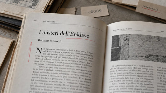   I misteri dell'Enklave, recensione di Romano Ricciotti a In fuga da Rimini di Alessandro Agnoletti, pubblicata su Ariminum nel 2009