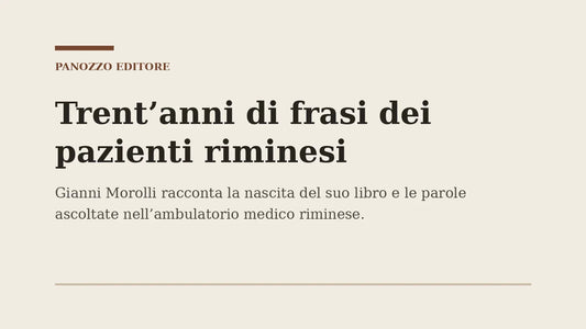 Intervista a Gianni Morolli sulla nascita del libro Dutór, a i cavèm i zampét?