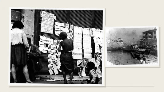 Vita quotidiana e porto danneggiato di Napoli nel 1944 durante la presenza alleata