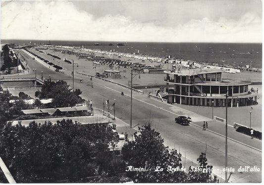 Marina Centro a Rimini negli anni Cinquanta