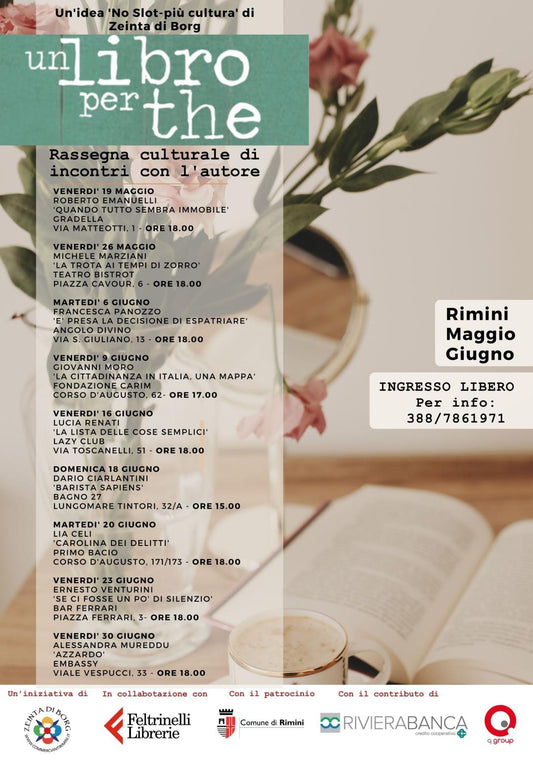 Panozzo Editore a Un libro per the di Rimini con Ernesto Venturini e Oreste Delucca
