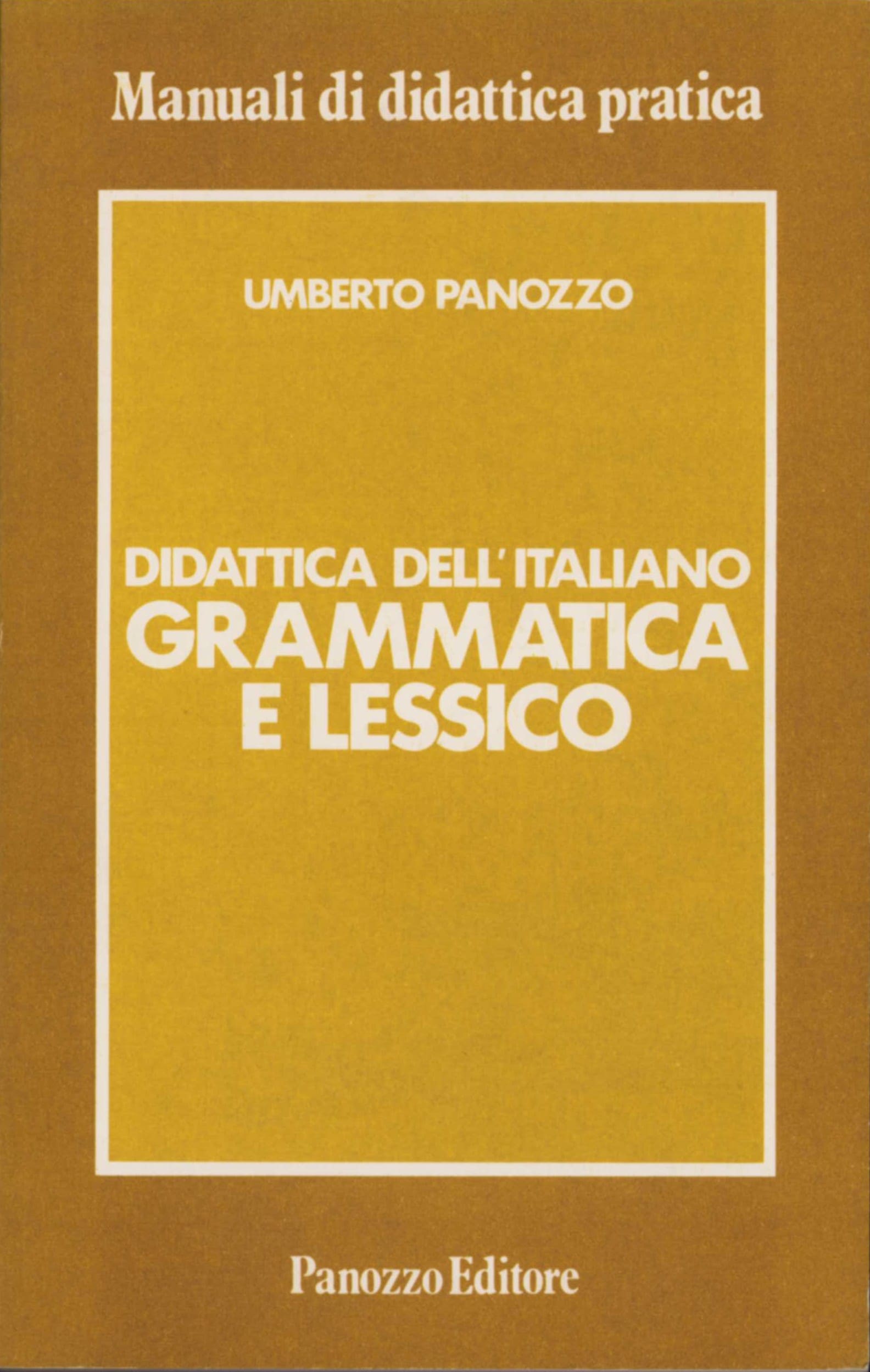Umberto Panozzo – La didattica dell’italiano
