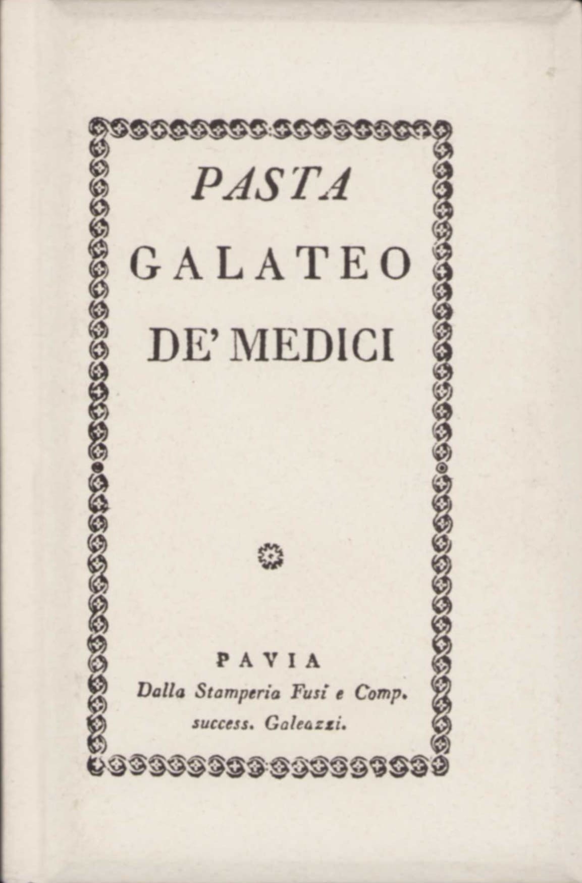 Galateo de’ Medici | Storia della deontologia medica