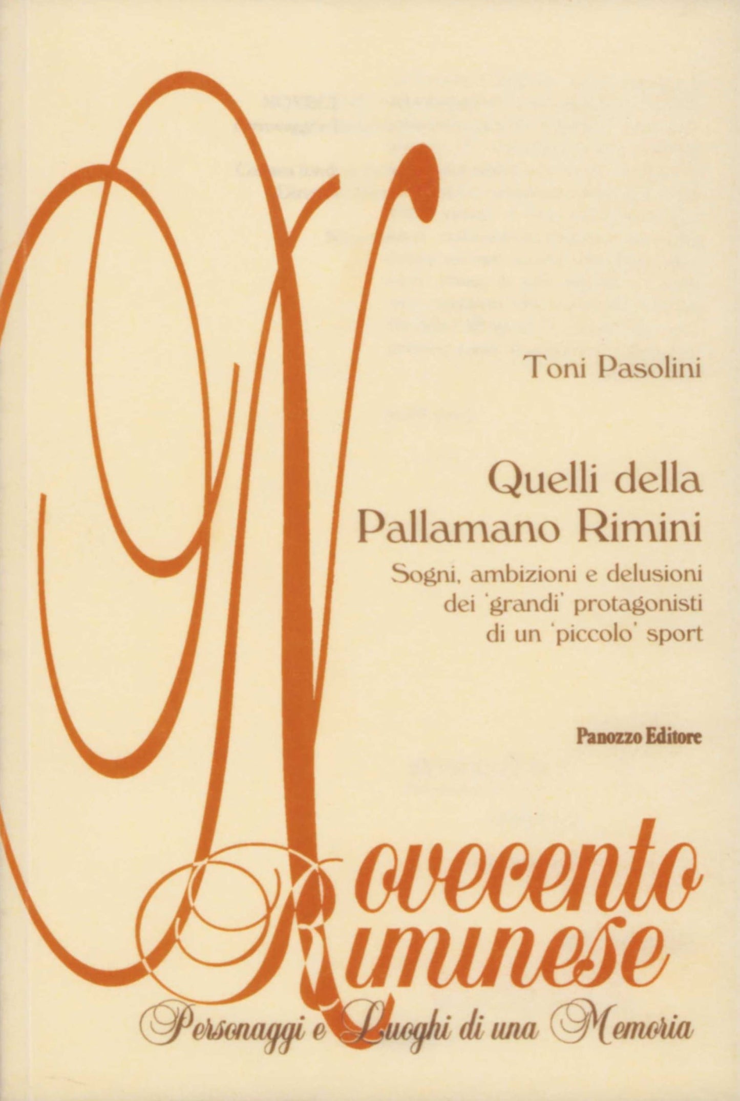 Quelli della Pallamano Rimini | Tony Pasolini | Panozzo