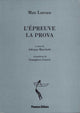 L’épreuve / La prova | Max Loreau | Adriano Marchetti