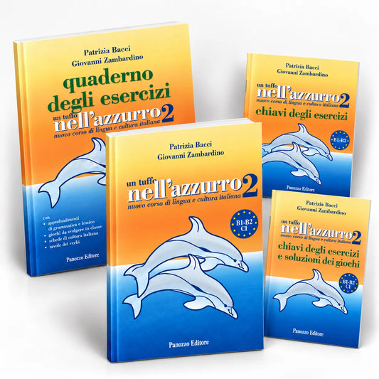 Un tuffo nell’azzurro 2 Corso completo con manuale, Quaderno, CD audio e Chiavi
